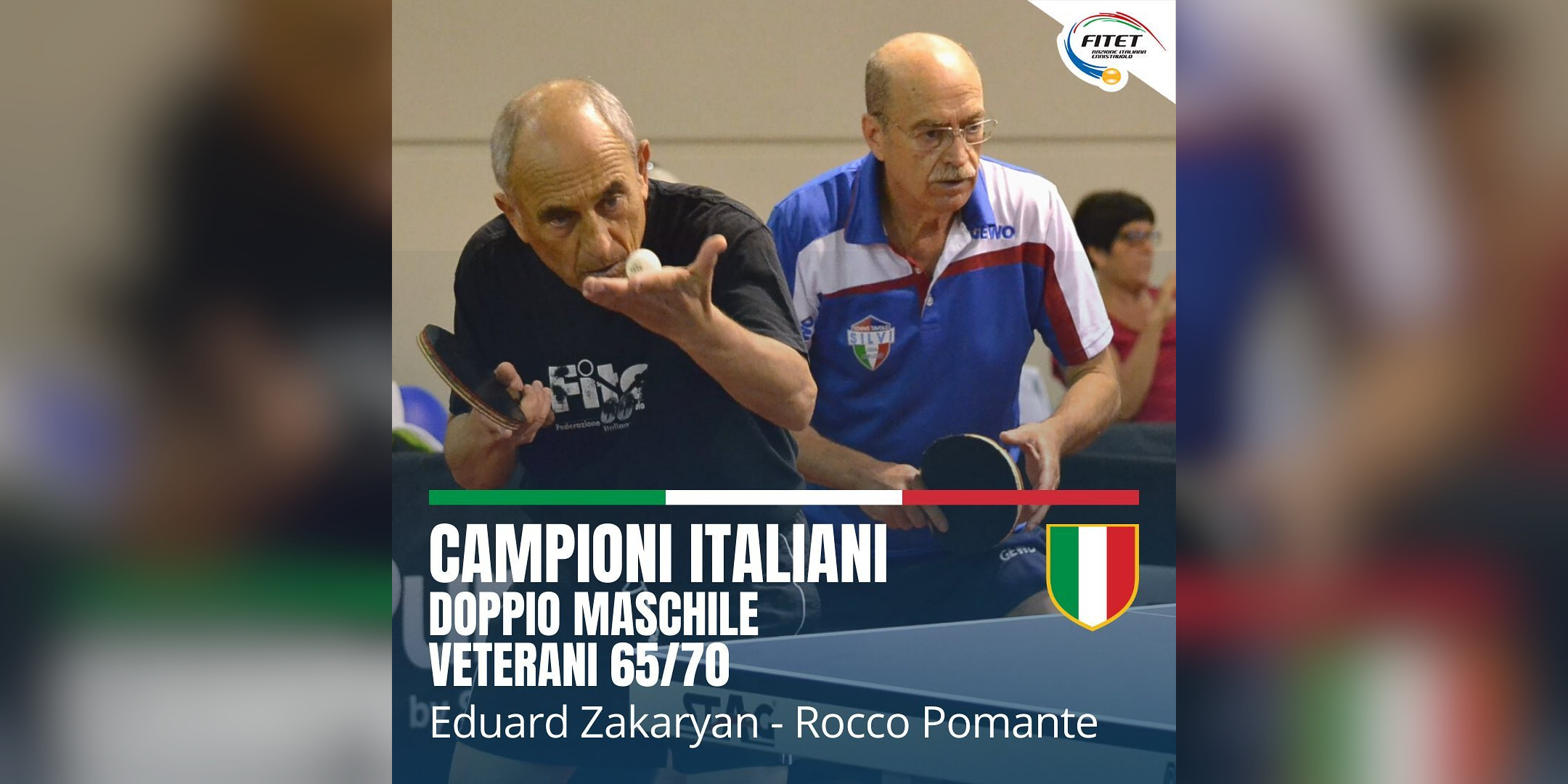 campioni d'italia doppio over 65 2022