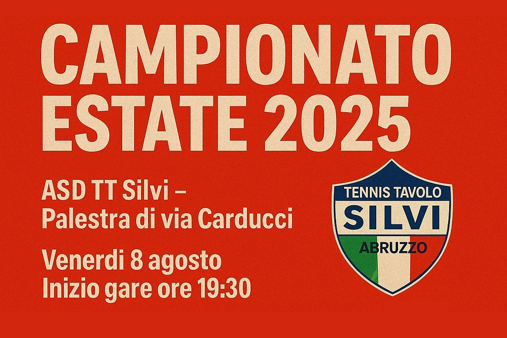 QUARTA GIORNATA DEL TORNEO ESTATE 2025 - Locandina